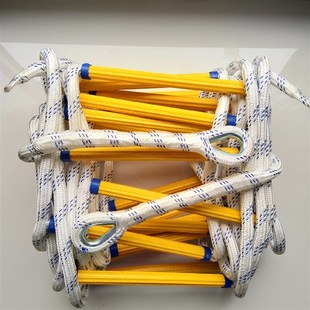 家用软梯消防逃生梯云梯家用 幼儿园绳梯爬梯尼龙绳软梯长短可定