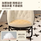 躺椅午休折叠月亮椅懒人沙发靠背椅子家用阳台可躺电脑椅学生宿舍