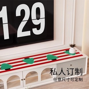 电视柜桌垫进门玄关鞋柜垫轻奢高级感防水防油餐边柜垫子天津地毯