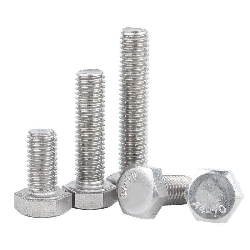 316不锈钢外六角螺丝钉大全加长螺杆l六角头螺栓M4M5M6M8M10M12