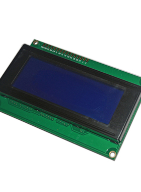 2004A液晶屏 20X4字符显示液晶开发板模块 204A LCD/LCM 蓝屏 5V