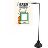 饭厅桌面台卡两面展示牌广告台牌摆台桌卡台架菜单牌照片夹席位卡