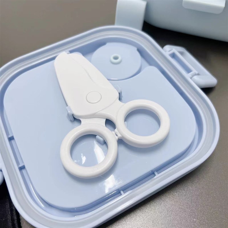 marcus马库狮外出碗儿童餐具套装宝宝吃饭辅食剪饭盒带勺便携餐盘