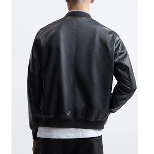 春秋季 800男士 新品 仿皮飞行员夹克ZA3918420 皮衣外套 男装 柜429