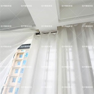 窗帘伸缩过梁神器手动电动轨道通用阳台包梁支架新款伸缩过梁支架