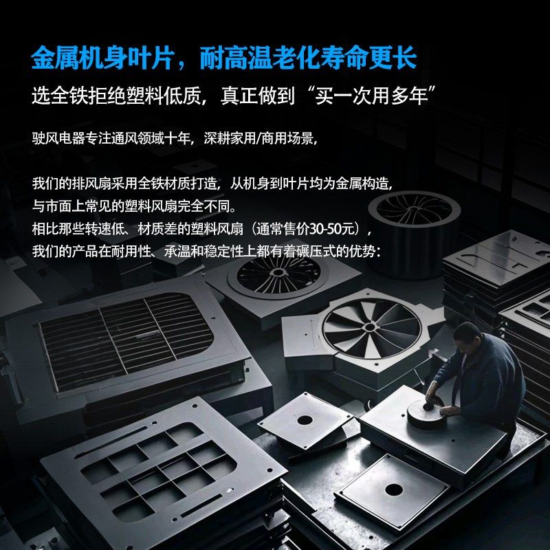 卫生间6寸双向160换气扇5寸抽气扇7寸排气扇8寸排风扇4寸厕所厨房