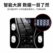 德系高精度体脂秤体重秤精准耐用体重秤智能充电款 家用人体秤称重