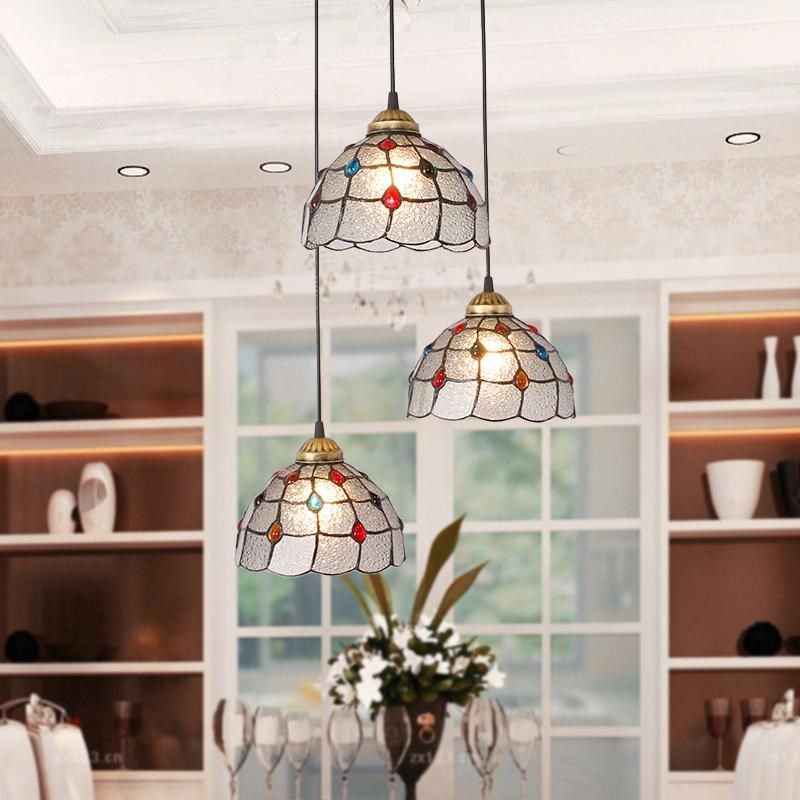 北欧风格复古卧室房间玄关过道灯创意特色酒吧餐厅田园三头吊灯具,家装灯饰光源,餐厅吊灯,淘宝优惠券,粉丝福利购,淘宝优惠卷