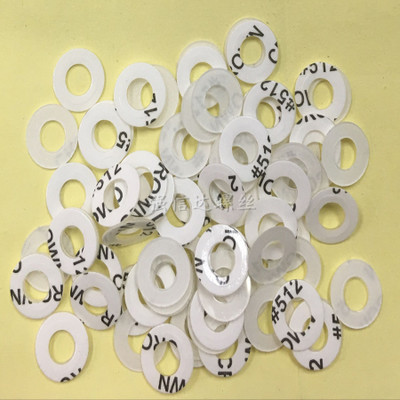 单面背胶PVC透明硬垫圈 塑料平垫 绝缘五金垫片内径 M2 M2.5 系列