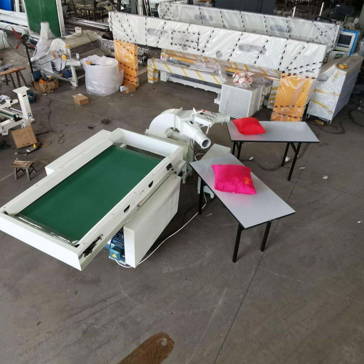 厂家直营沙发抱枕充棉机枕芯抱枕填充机靠垫纤维充棉机