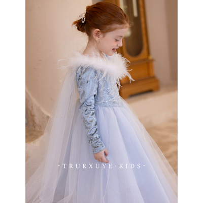 初煦重工高定艾莎公主裙