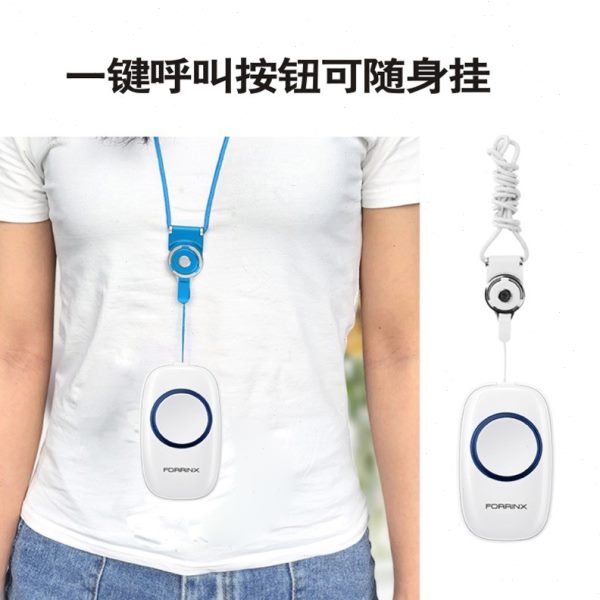 远距离无线门铃遥控直流门铃无线家用一拖二拖一老人病人呼叫器