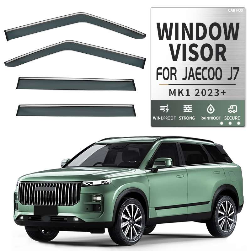 适用于Jaecoo J7 Window visor车窗晴雨挡雨遮阳板雨眉