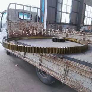 按图纸要求生产制作烘干机大小齿轮轮带光圈托轮挡轮等配件