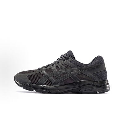 ASICS Gel-Contend 4 体考 舒适 低帮 休闲 男款 黑色 T8D4Q-020