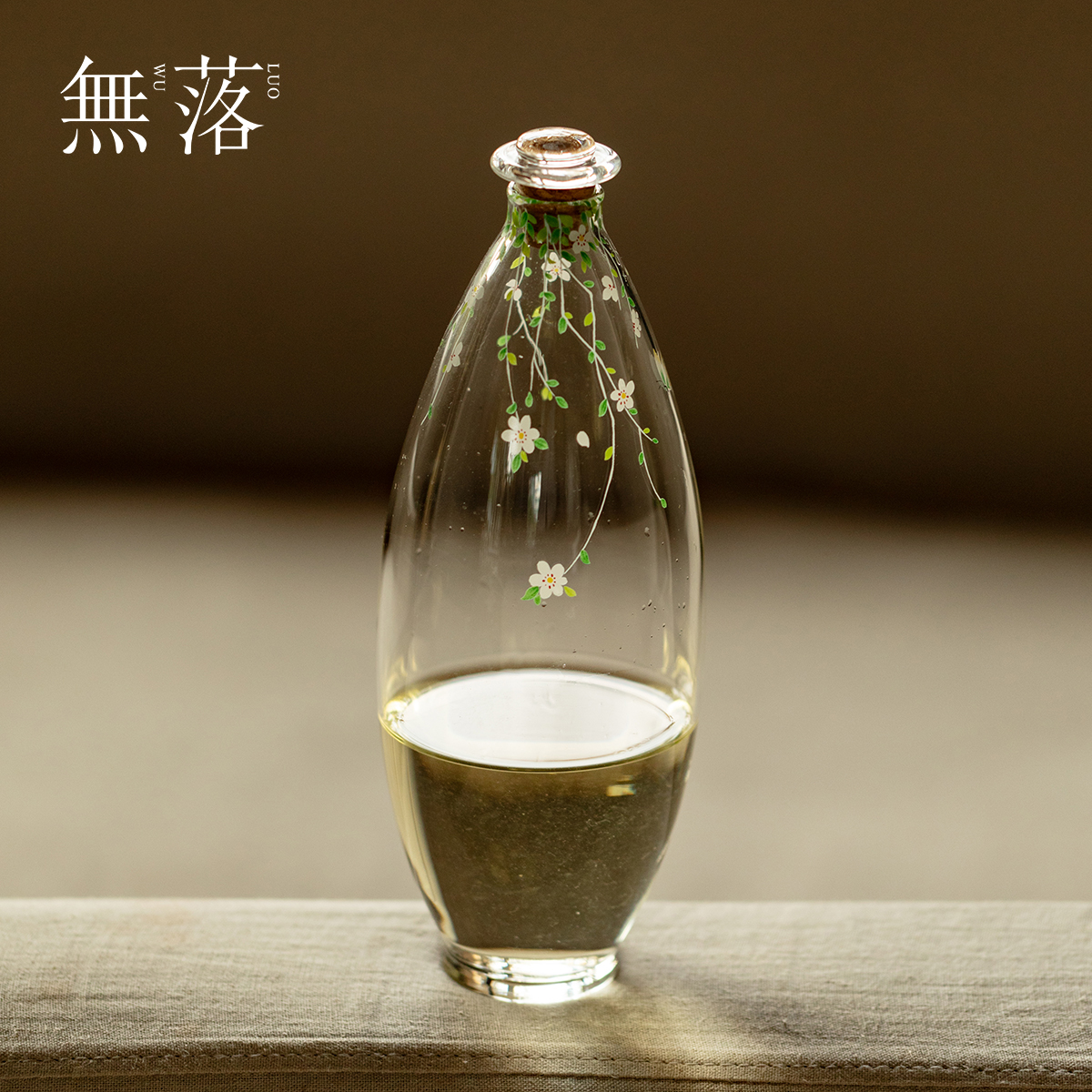 无落2025新款创意高硼硅耐热玻璃瓶手工小清新冷泡瓶精致冷凝茶器