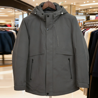 高端二合一90鹅绒外套男士