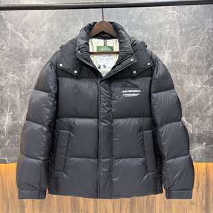 专柜撤柜95白鹅绒男士高充绒量面包服防寒抗寒羽绒服外套男女加厚