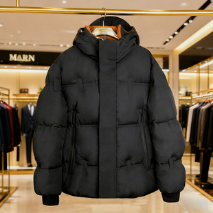 品牌撤柜95白鹅绒300克男士高充绒量防寒抗寒户外特厚羽绒服男款