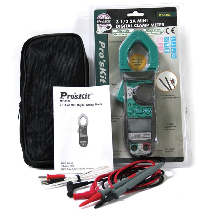 直流钳形万用表MT3109数字高精度防烧多功能电工钳型电流表