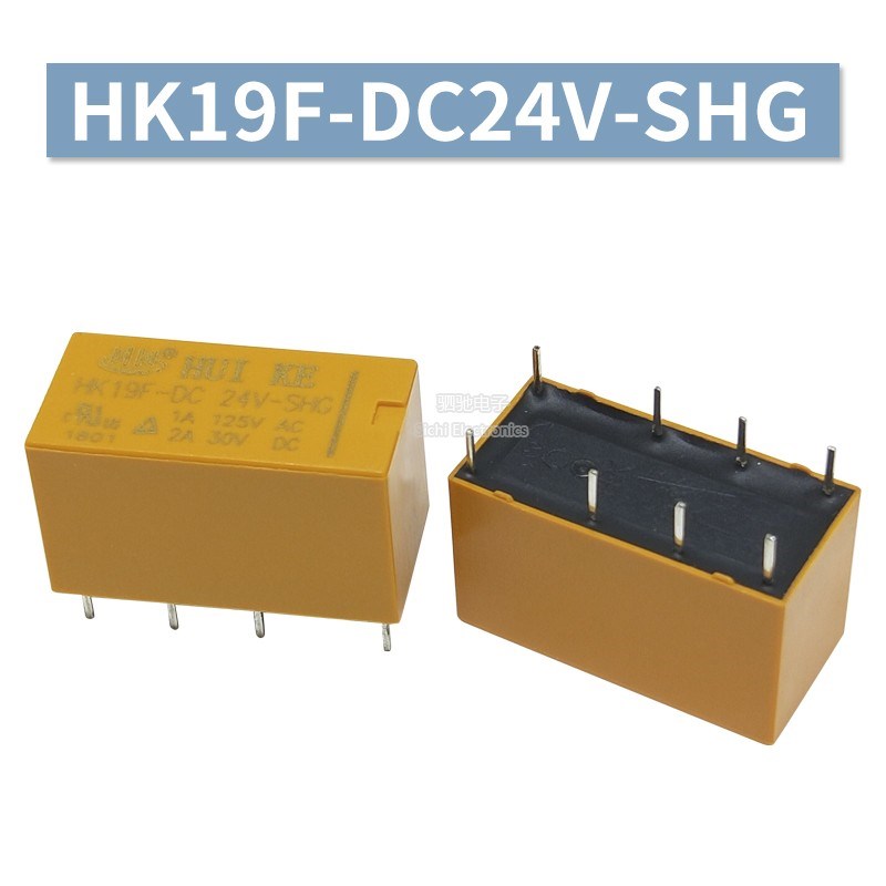 HK19F-DC3V/DC5V/DC12V-SHG HK19F-3V/5V/12V-SHG 继电器8脚