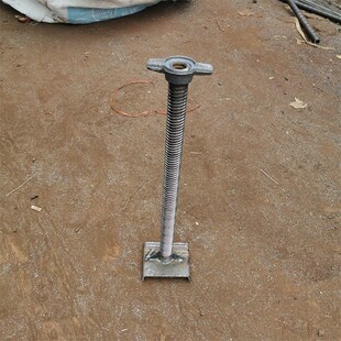 建筑工地空实心顶托油拖钢管上下托可调节脚手架支撑座螺柱螺丝杠