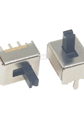 SS-22D07VG4双排拨动开关SS-22D03VG4 2P2T柄高4MM 2档6脚8脚滑动
