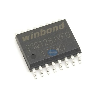 全新原装 W25Q128JVFIQ 贴片SOIC-16 128Mbit FLASH存储器芯片