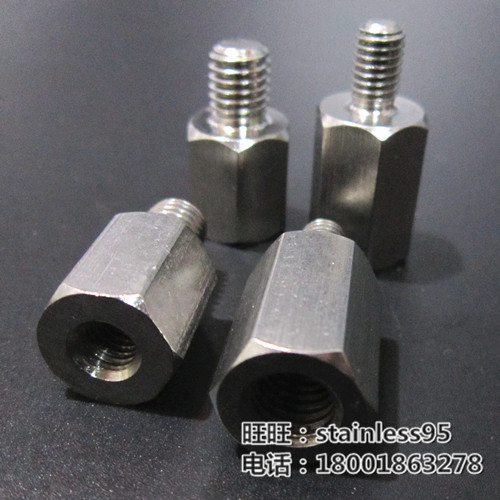 变径内外牙大小头连接m螺母螺柱公母转换转接头螺丝6mm转8mmM6转M