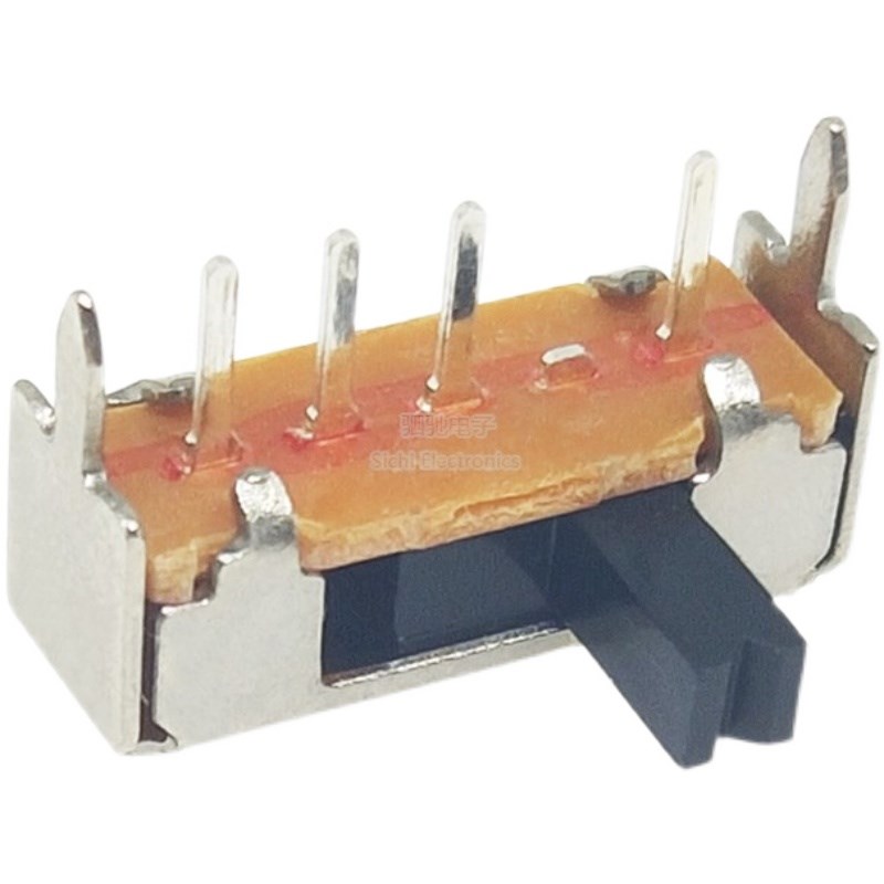 SK13D07VG4 全新正品 小型拨动开关 4MM柄高 带支架 4脚3档