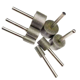 金刚石磨头金刚砂磨头磨棒60目 120目圆柱磨头雕刻粗磨锋利6010