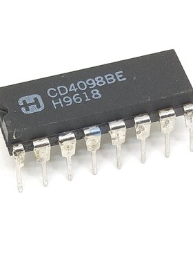 CD4098BE 直插DIP-16 双单稳态正反器 TI进口原装 全新 CD4098