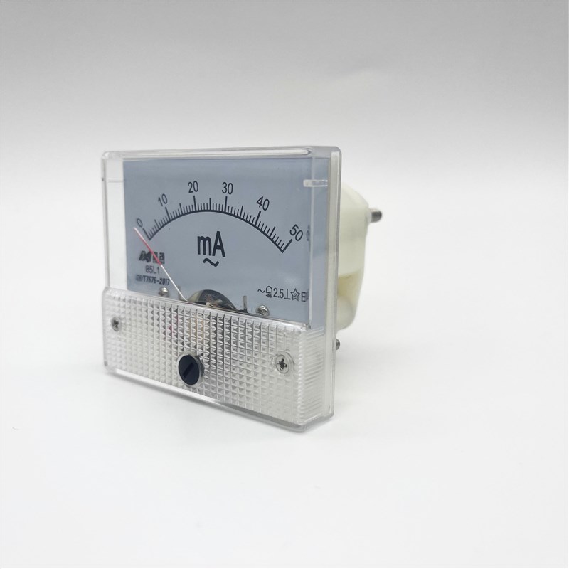 85L1指针式交流电流表AC10mA 50mA 100mA 500mA1000mA毫安表