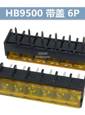 HB9500SS-2/3/4/5/6/7/8/9/10P 栅栏式带盖电源接线端子间距9.5mm