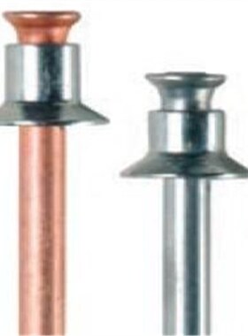 *零售*镀蓝白锌全抽空全铁拉钉双沉头拉穿抽芯铆钉双面平头铆钉