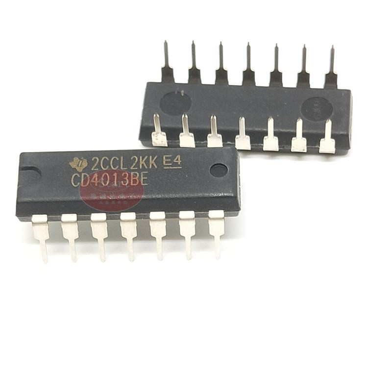 全新原装 CD4013BE DIP-14 双D触发器 原装进口 德洲 TI CD4013