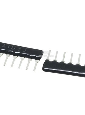 7A103G 7P排阻 7脚 10K 排电阻 A07-103J 直插 A07-103G