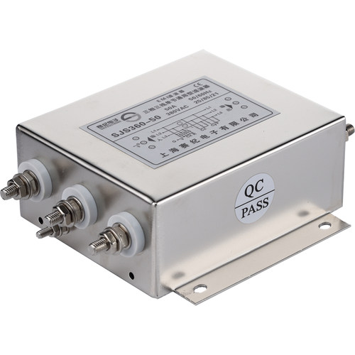 赛纪交流三相220V电源滤波器380V 抗干扰SJS360 SJS460-10A20A30A
