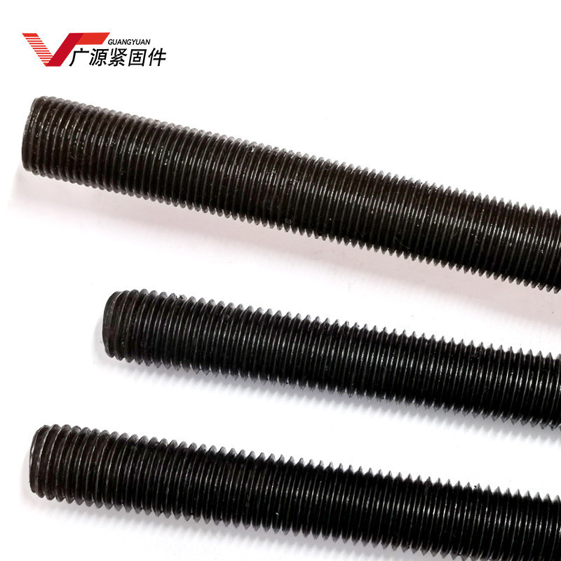 反牙螺杆细牙丝杆高强度8.8s级黑色左牙螺丝杆1米牙条M12M14M16M2