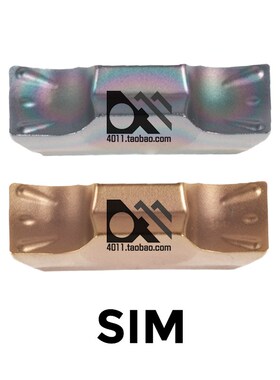 小孔径双头切槽刀片SIM200/250/300-020 P6205 P8090伊斯卡 SIMR