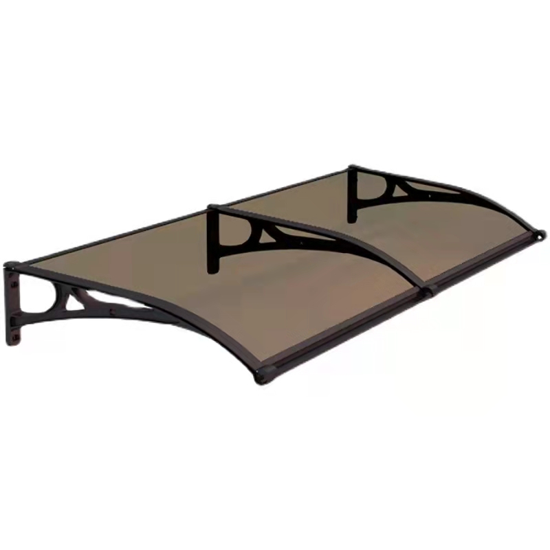 铝合金大水槽雨棚屋檐家用窗户庭院门头露台阳台户外防雨遮阳雨篷