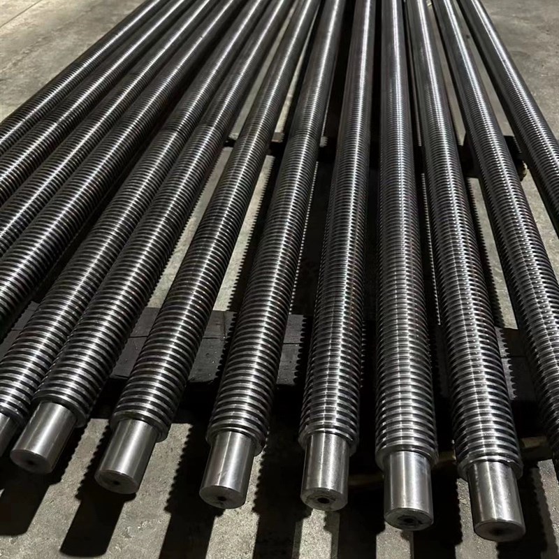 大型梯形丝杆螺母套左右旋正反牙矩型T型牙丝杠非标加工定制