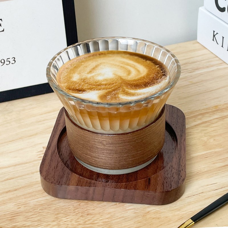 挂耳咖啡杯冰美式拿铁杯高颜值高级感精致茶杯防烫牛奶杯喝水杯子