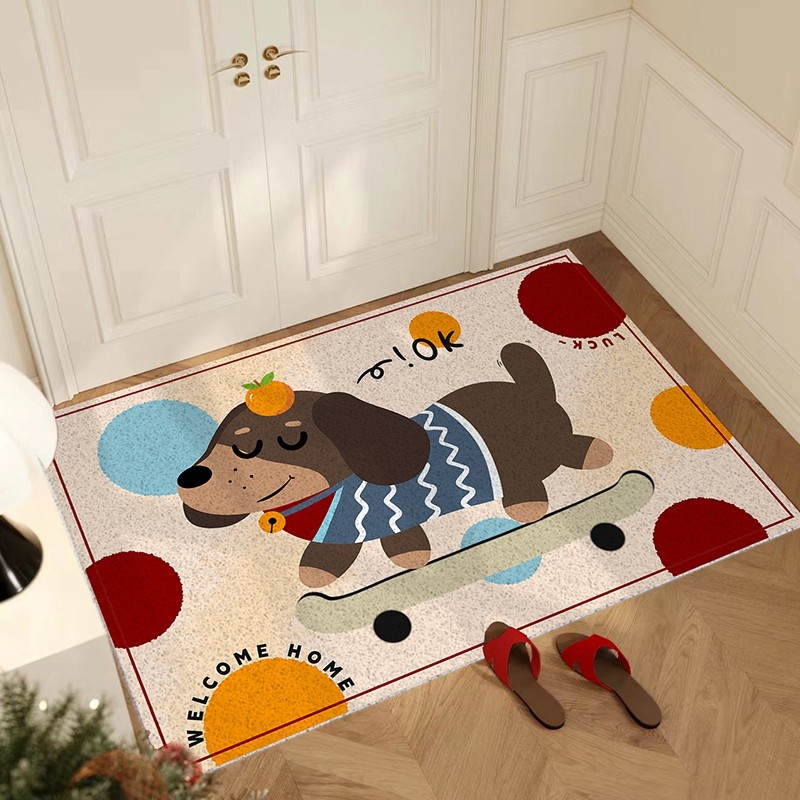 入户门地垫丝圈可裁剪脚垫耐脏门外大门口卡通可爱玄关进门垫地毯,居家布艺,入户地垫,淘宝优惠券,粉丝福利购,淘宝优惠卷