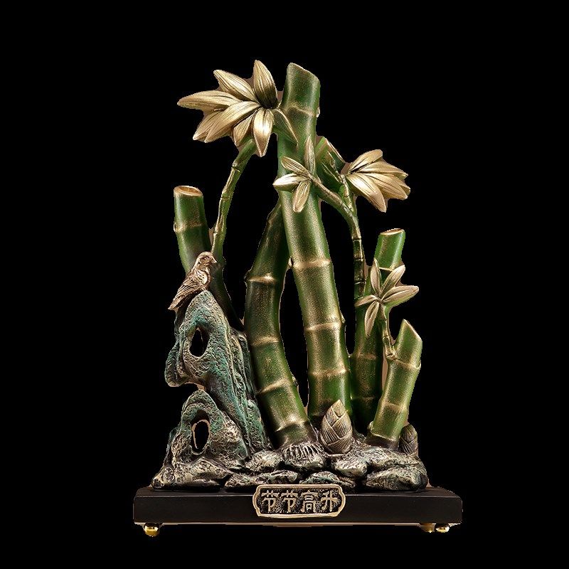 节节高升富贵竹新中式客厅摆件高端大气玄关酒柜电视柜家居装饰品,家居饰品,桌面摆件,淘宝优惠券,粉丝福利购,淘宝优惠卷