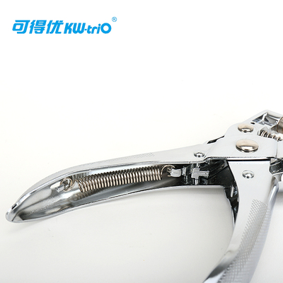 手动打孔器单孔活页护圈装订机30张纸打孔机打pvc塑料检票钳包邮