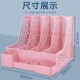 四栏文件夹收纳盒学生用桌上书立书架筐神器文具加厚文件架多层文