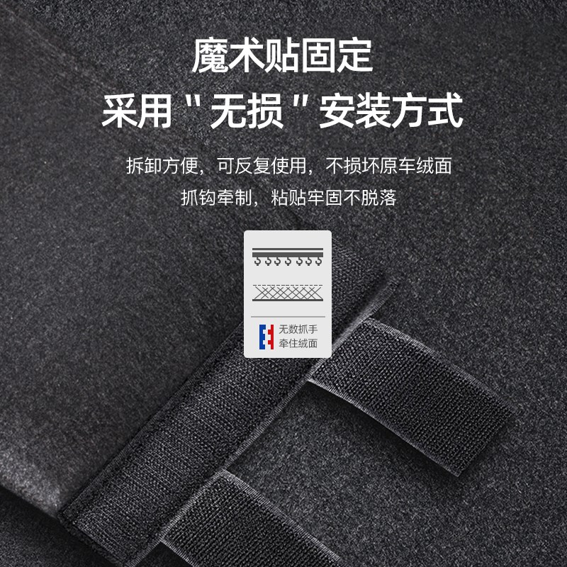 大众id3改装件汽车内改装饰配件用品后备箱隔板专用储物箱收纳盒