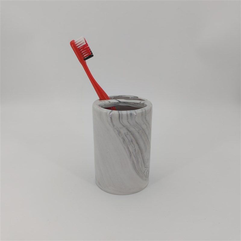 轻奢大理石纹陶瓷牙刷杯架北欧洗漱套装牙缸杯牙膏电动牙刷置物架,家庭/个人清洁工具,杯架,淘宝优惠券,粉丝福利购,淘宝优惠卷