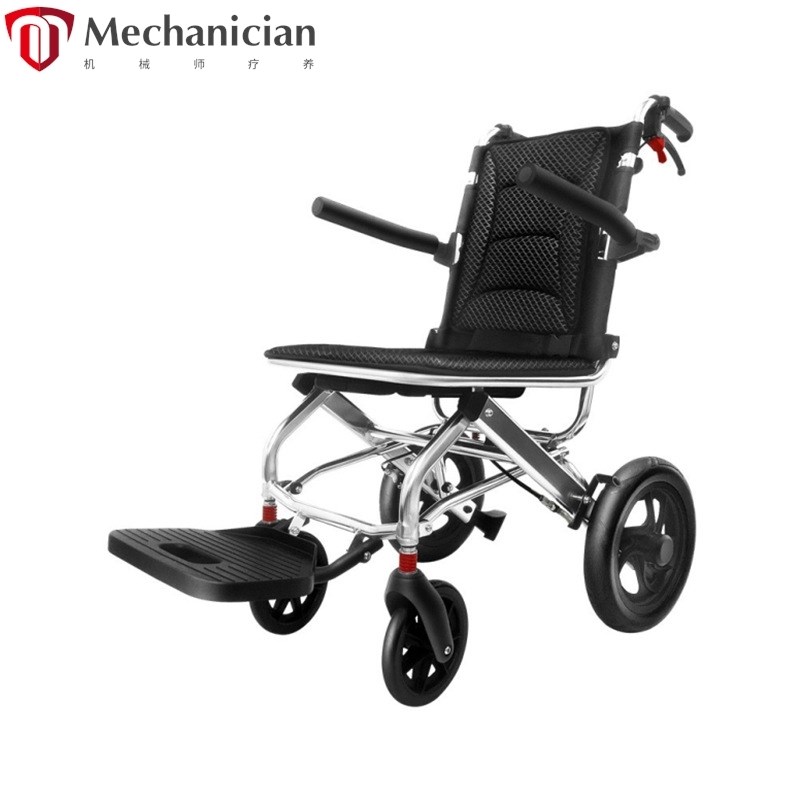 便携轮椅折叠轻便小型老人旅行超轻手推车老年代步车可登机